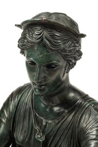 An Italian Patinated Bronze Model of the Pompeiian Diana
