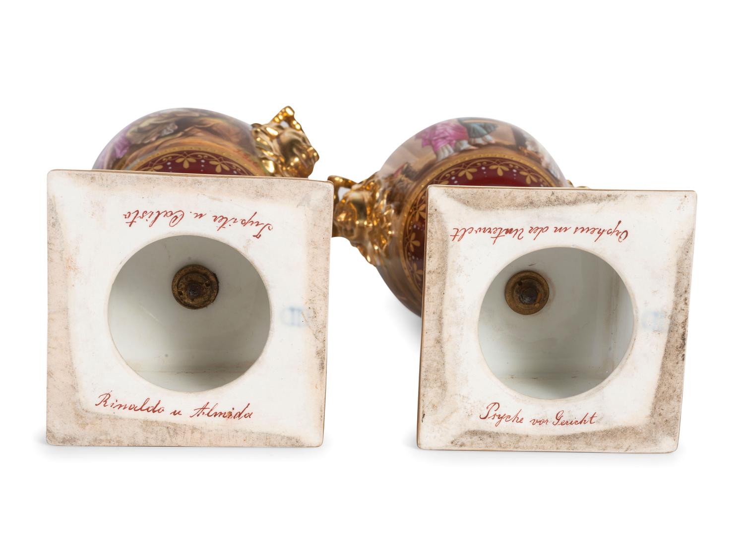 Three Continental Porcelain Articles