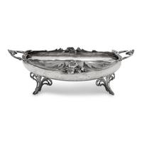 A German Silver Footed Centerpiece Bowl