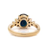 SAPPHIRE AND DIAMOND RING