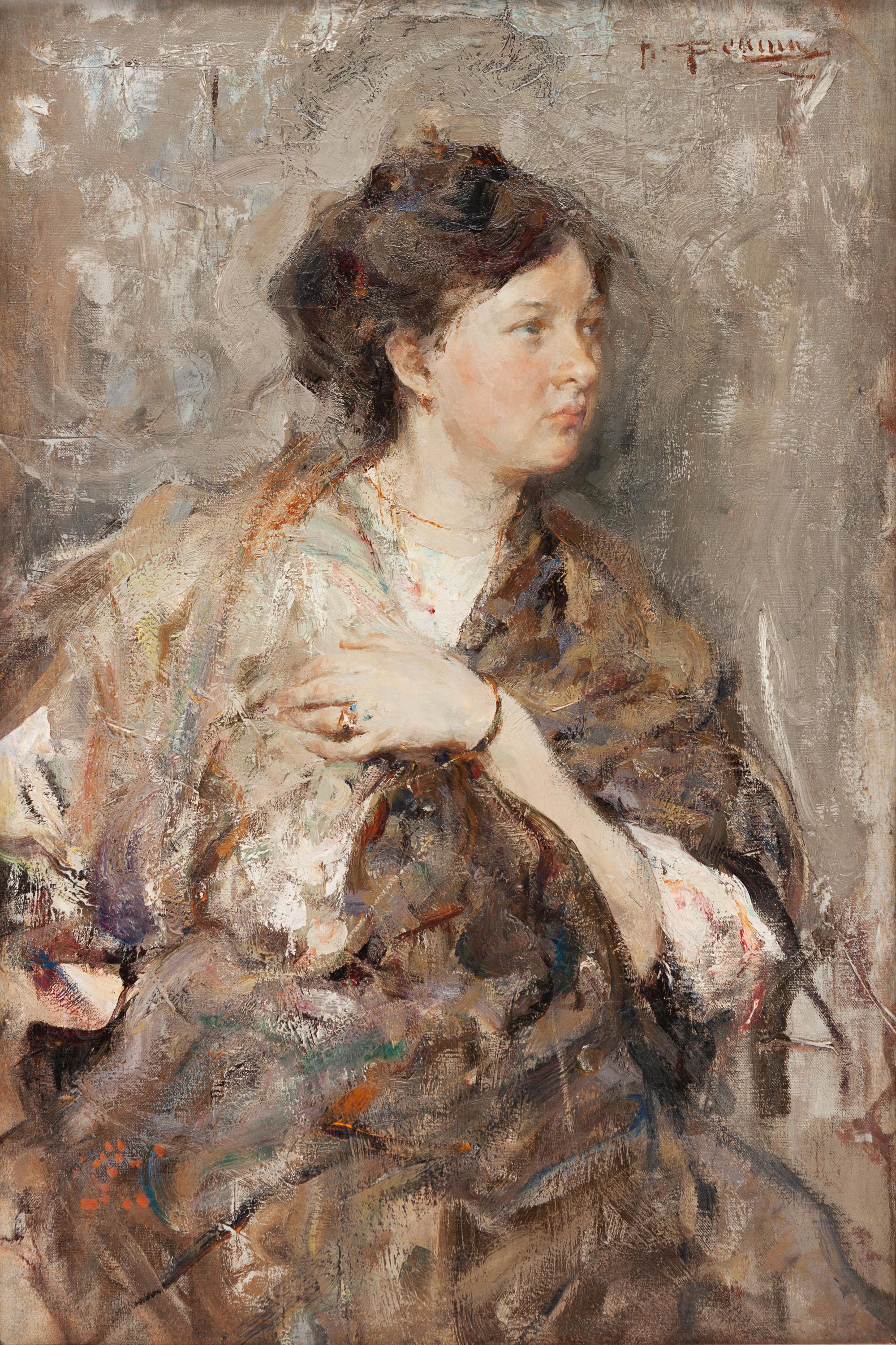 Study of a Woman (Portrait of Elena Konstantinovna Luksch-Makowsky) , c. 1906-08