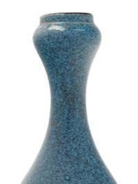 Four Chinese Monochrome Glazed Porcelain Bottle Vases