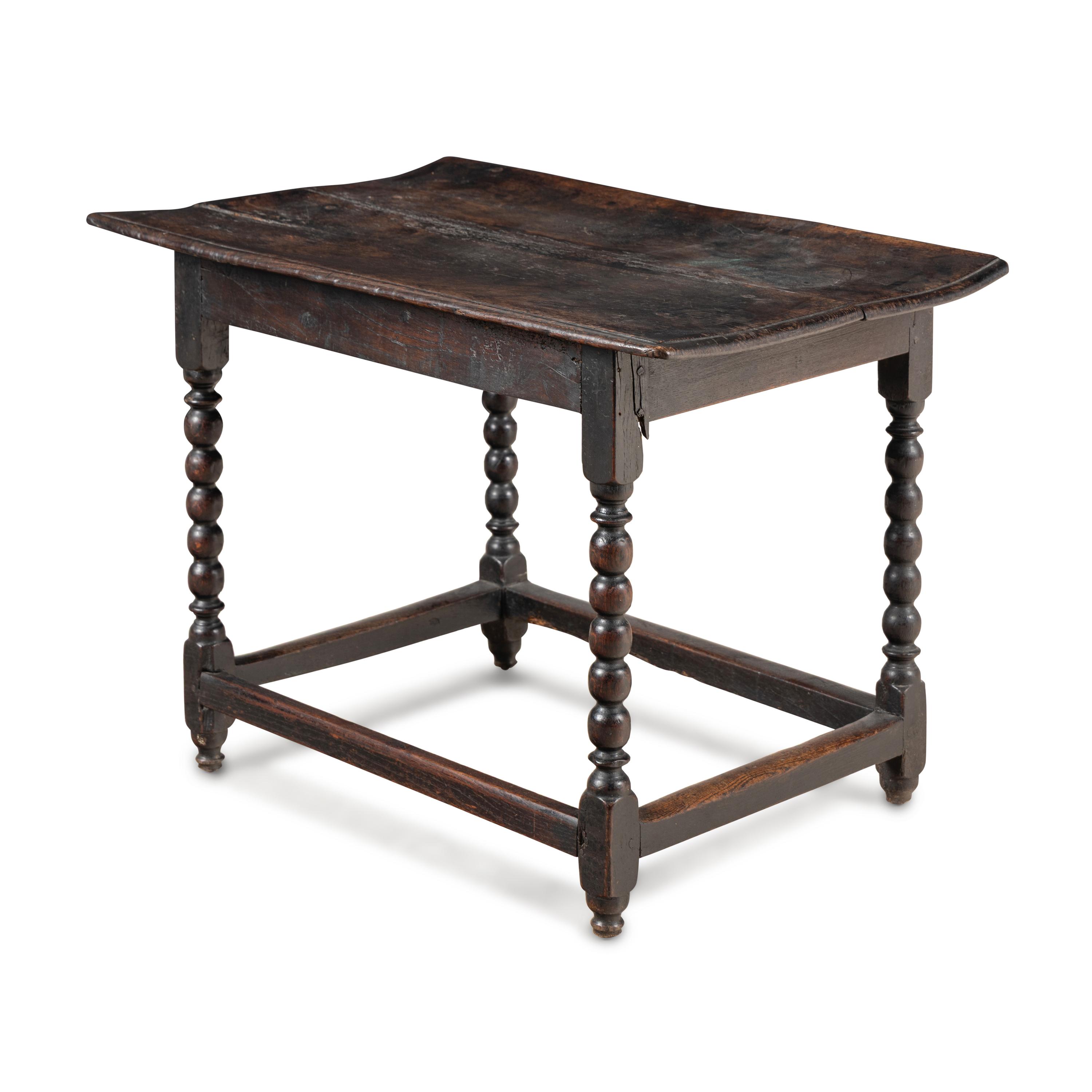 A William and Mary Oak Table