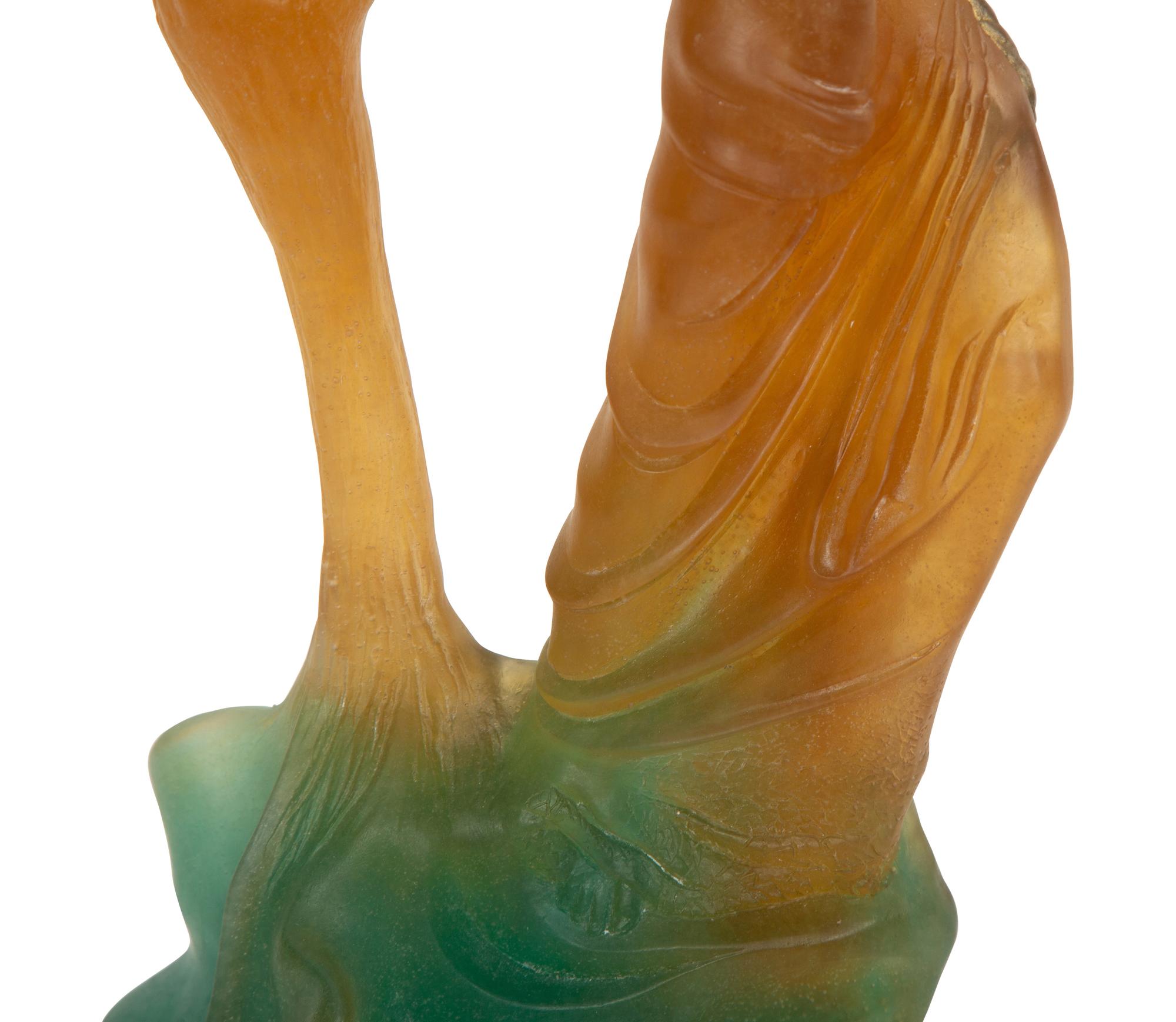 A Daum Pâte de Verre Venus de Milo Hysterique Sculpture