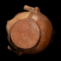 A Moche Portrait Head Vessel