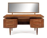 Scandinavian Design, c.1960, desk/vanity with mirror