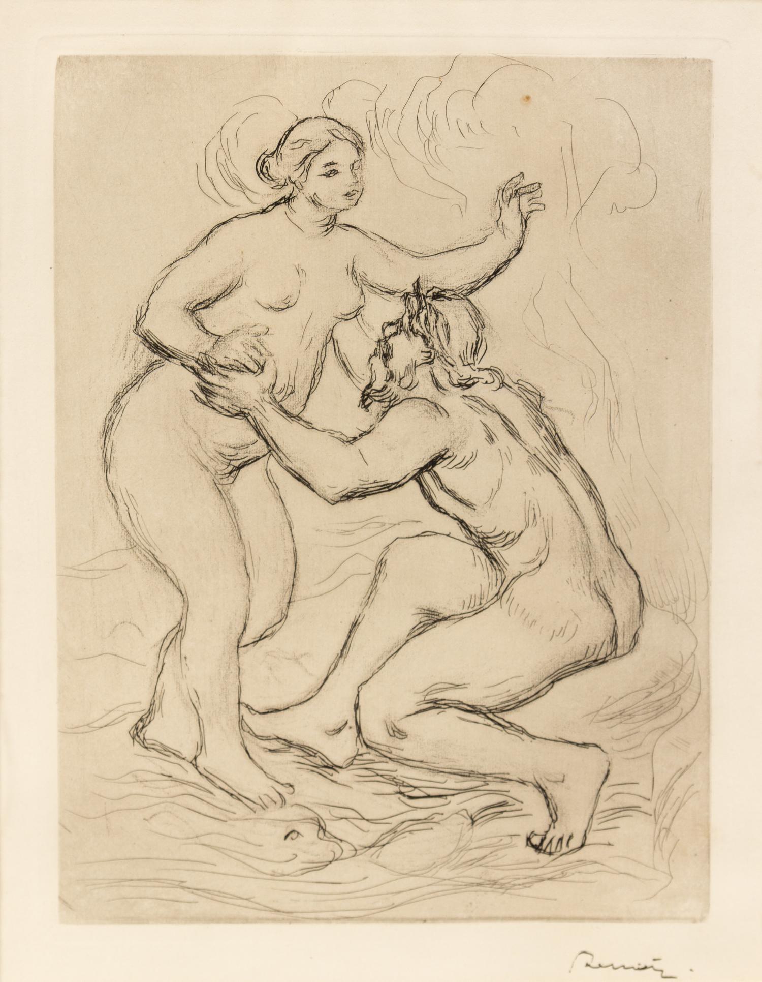 Pierre-Auguste Renoir, (French, 1841-1919), Le fleuve scamandre (2e planche), c. 1900