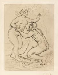 Pierre-Auguste Renoir, (French, 1841-1919), Le fleuve scamandre (2e planche), c. 1900