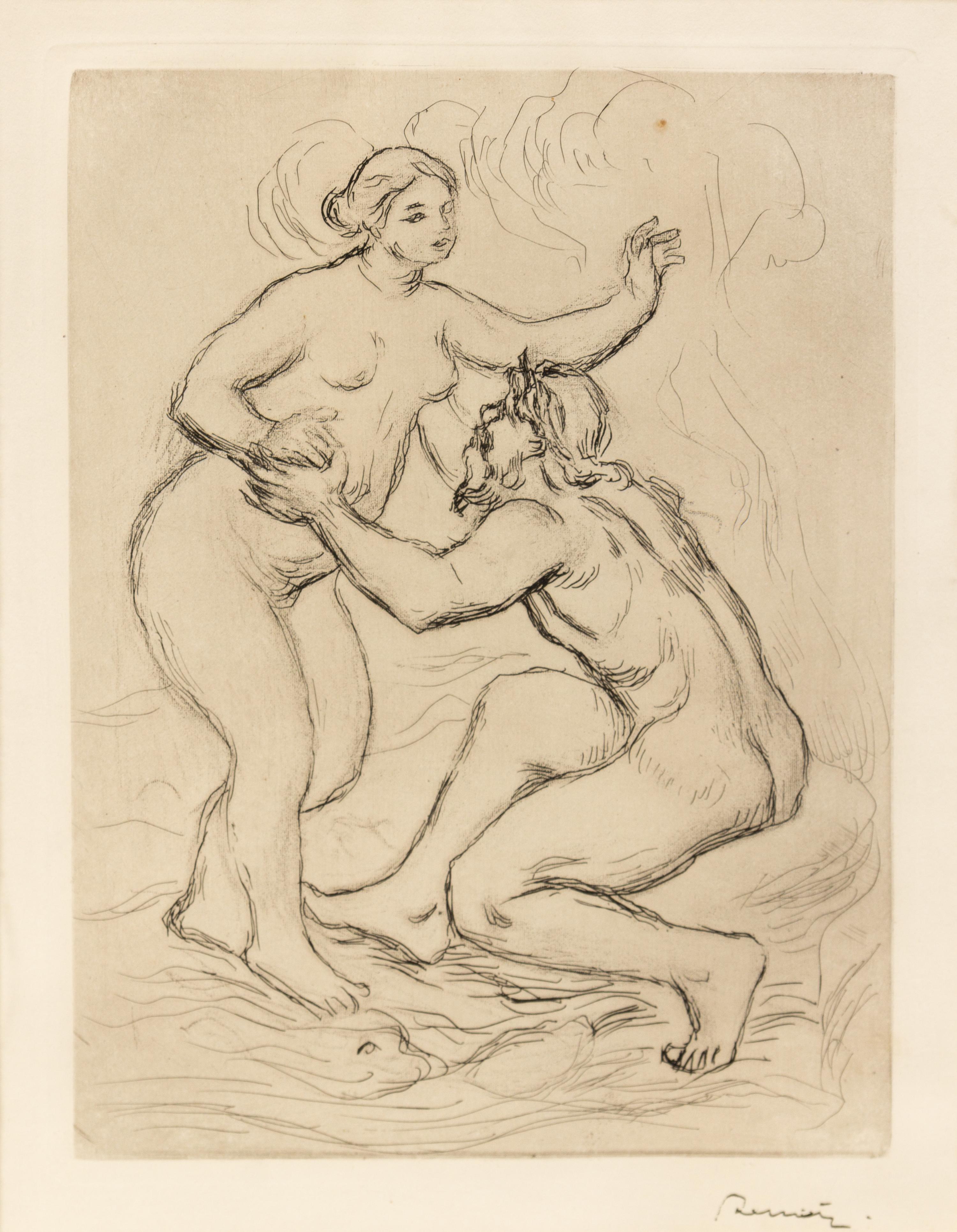 Pierre-Auguste Renoir, (French, 1841-1919), Le fleuve scamandre (2e planche), c. 1900