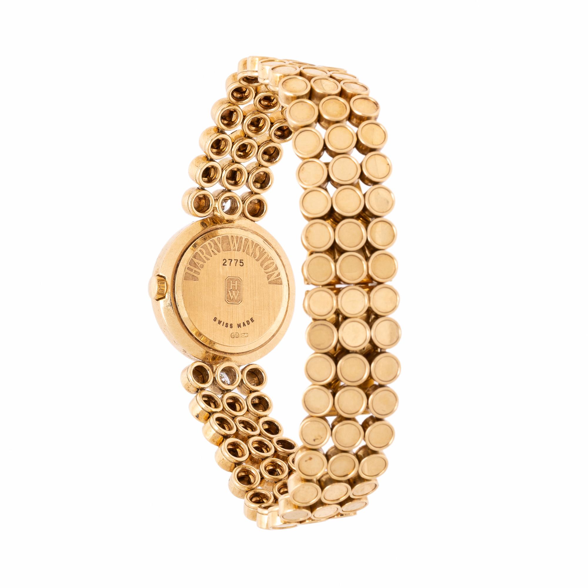 Harry Winston, 'Premier', 18K Yellow Gold and Diamond Watch