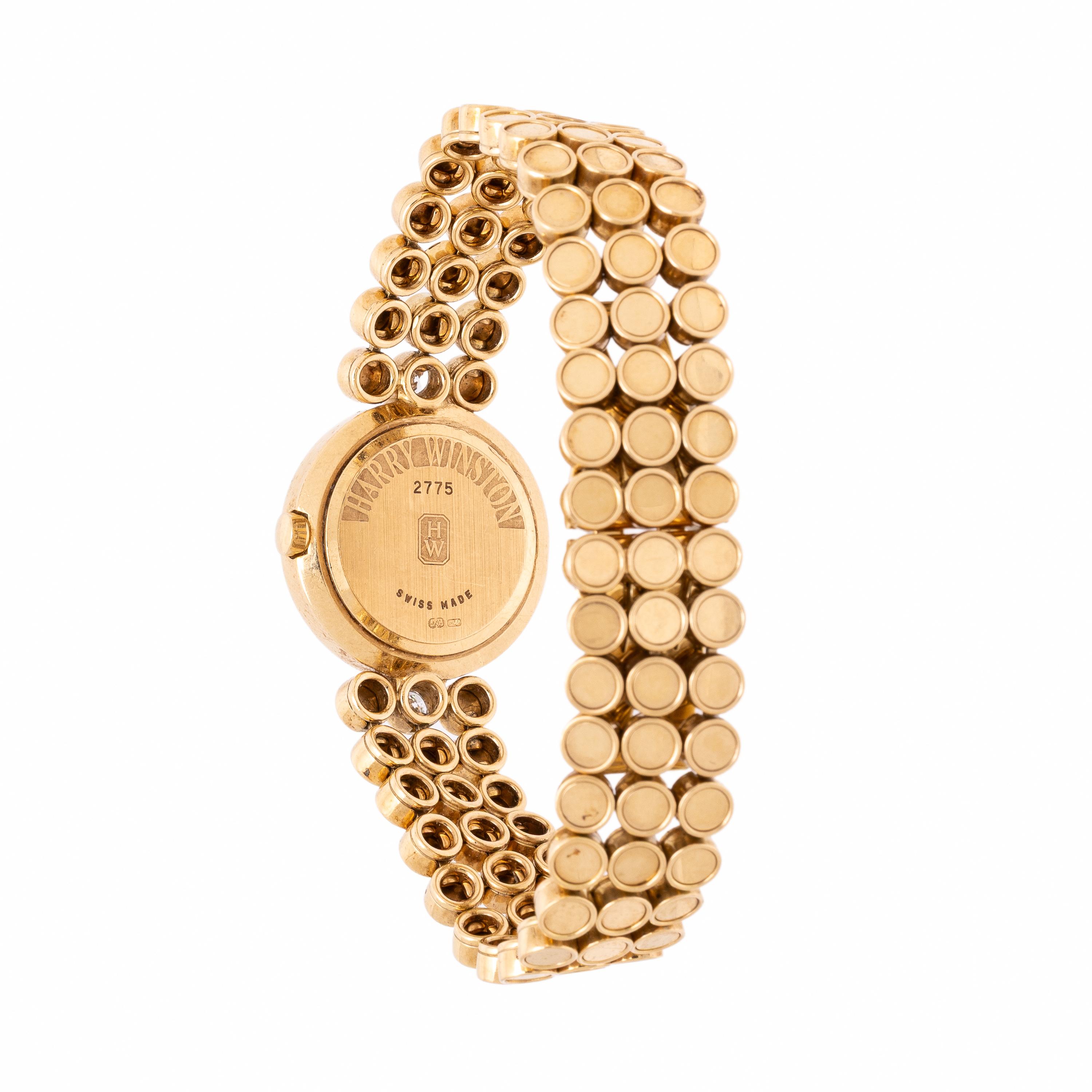 Harry Winston, 'Premier', 18K Yellow Gold and Diamond Watch