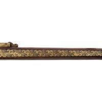 Japanese Tanegashima Matchlock with Powderflasks and Portfolio with Provenance Related to US Army 2nd Lt. Ralph M. Setser