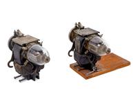 Two Union Switch and Signal Company Electric Semaphore Signal Motors — Early 20th Century