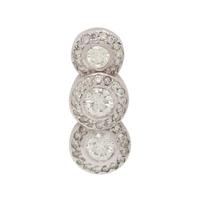 WHITE GOLD AND DIAMOND PENDANT