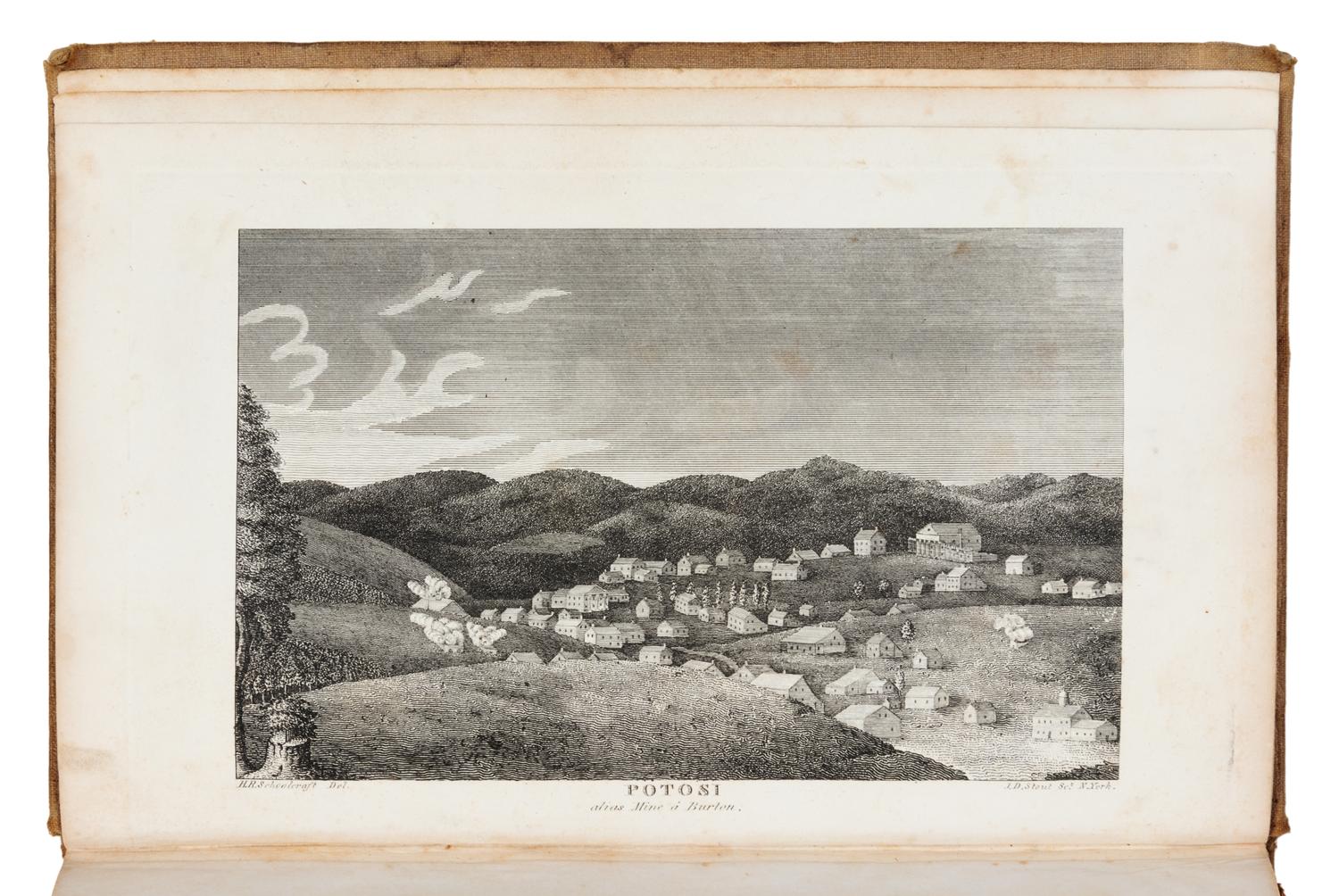 SCHOOLCRAFT, Henry Rowe (1793-1864). A View of the Lead Mines of Missouri. New York: Charles Wiley & Co., 1819.
