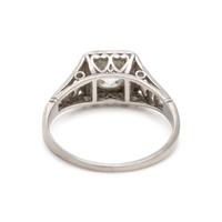 PLATINUM AND DIAMOND RING