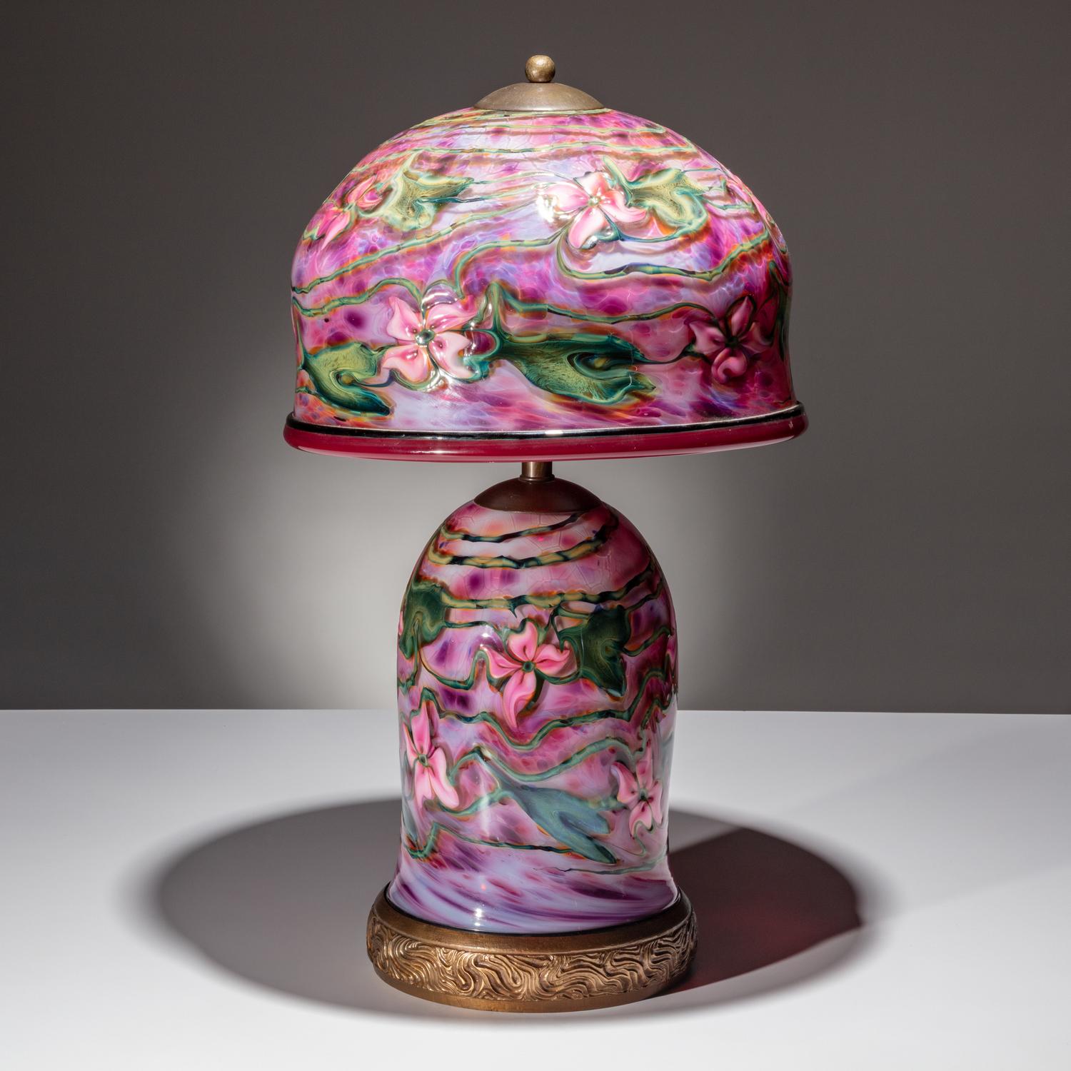 Charles Lotton (American, 1935–2021) — Pink Floral Lamp, 2006