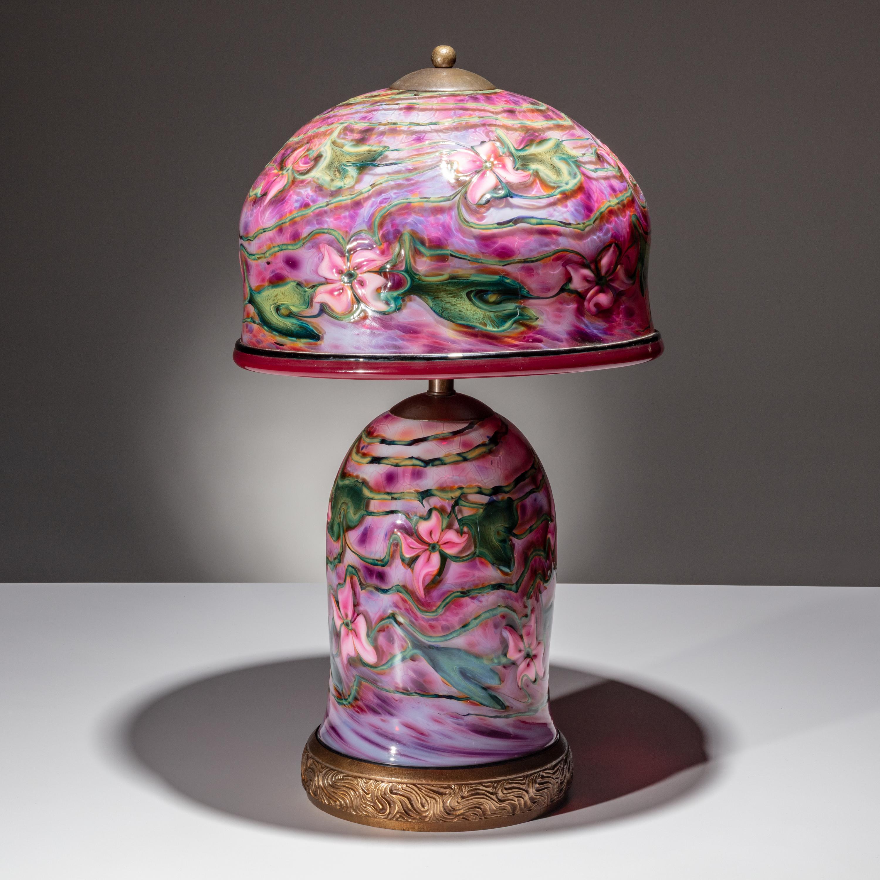 Charles Lotton (American, 1935–2021) — Pink Floral Lamp, 2006