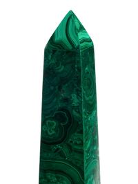 A Pair of Large Malachite Obelisks
