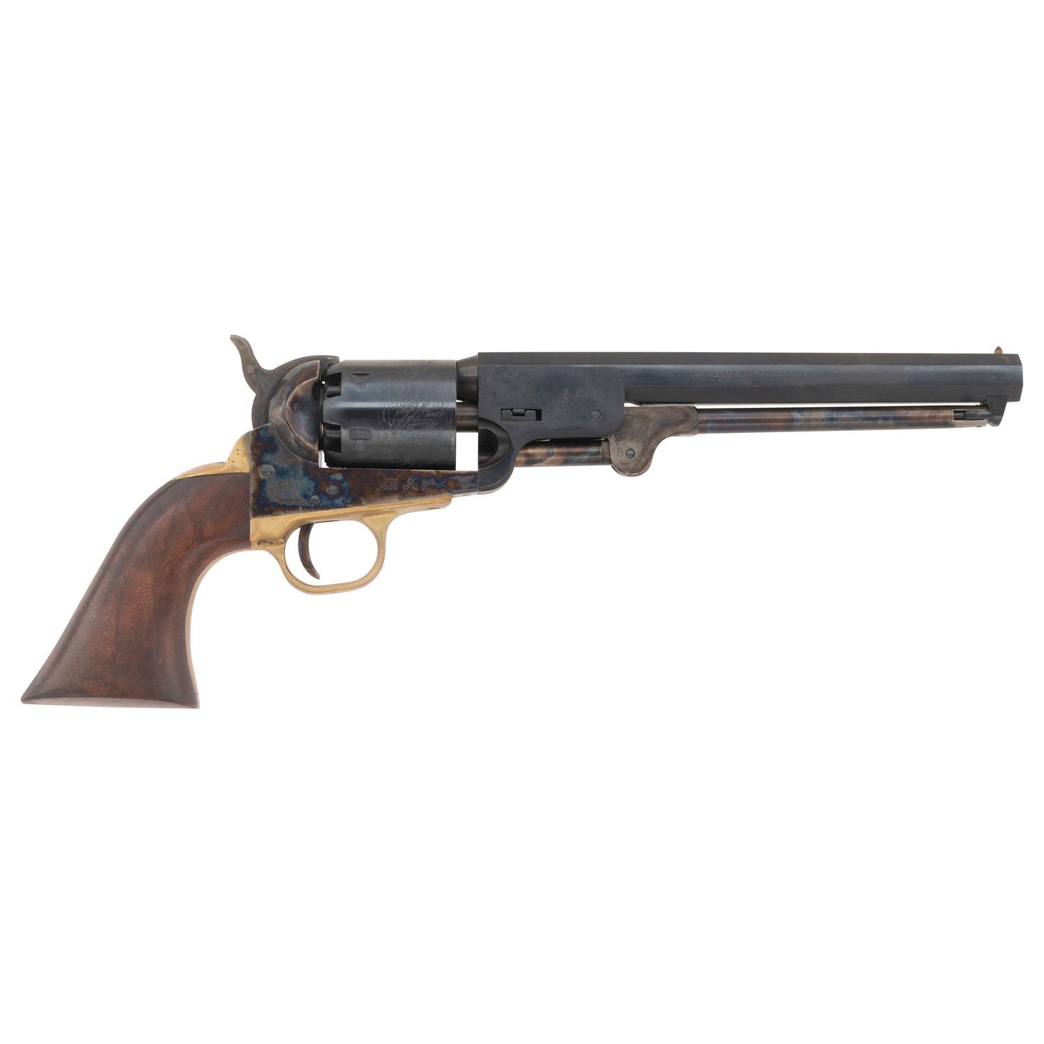 Cased Replica Colt 1851 Navy Percussion Revolver by Pietta with Accessories & Spare Cylinder