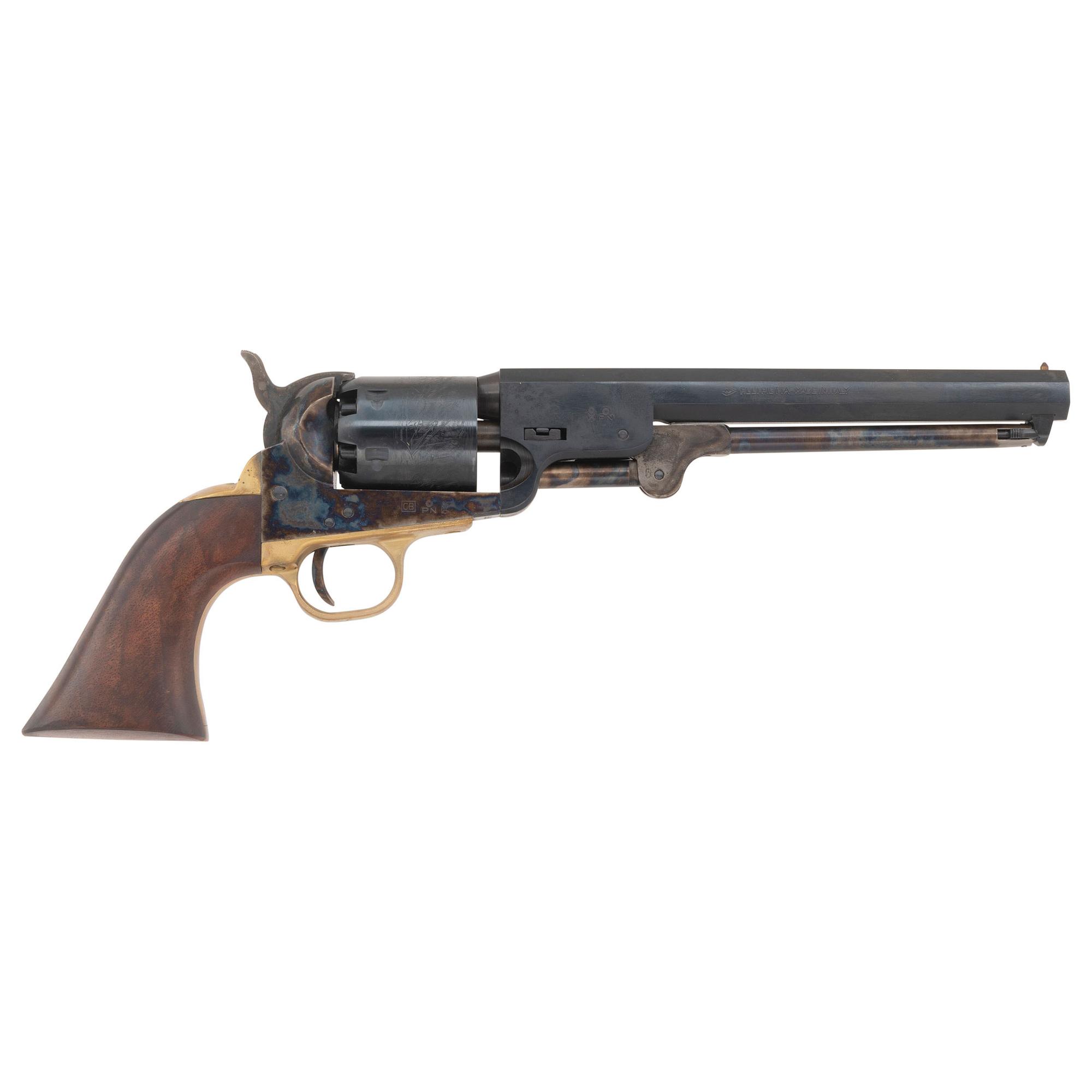 Cased Replica Colt 1851 Navy Percussion Revolver by Pietta with Accessories & Spare Cylinder