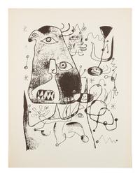 [MIRÓ, Joan (1893-1983)]. – LEIRIS, Michel (1901-1990). The Prints of Joan Miro. New York: Curt Valentin, 1947.