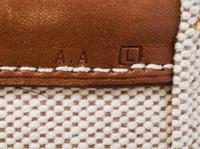 An Hermes Ecru Toile and Veau Barenia Mira Tote Bag, 14" x 14" x 5.5".
