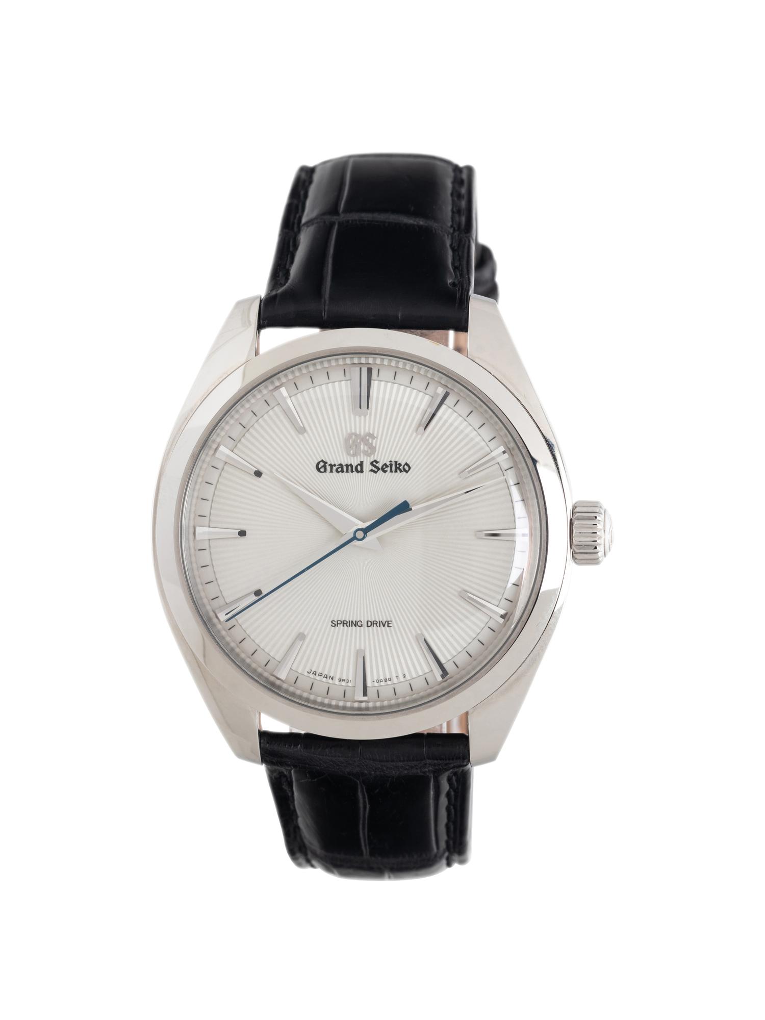 GRAND SEIKO, STAINLESS STEEL 'SPRING DRIVE' WATCH
