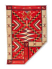 Navajo Germantown Pictorial Weaving / Rug