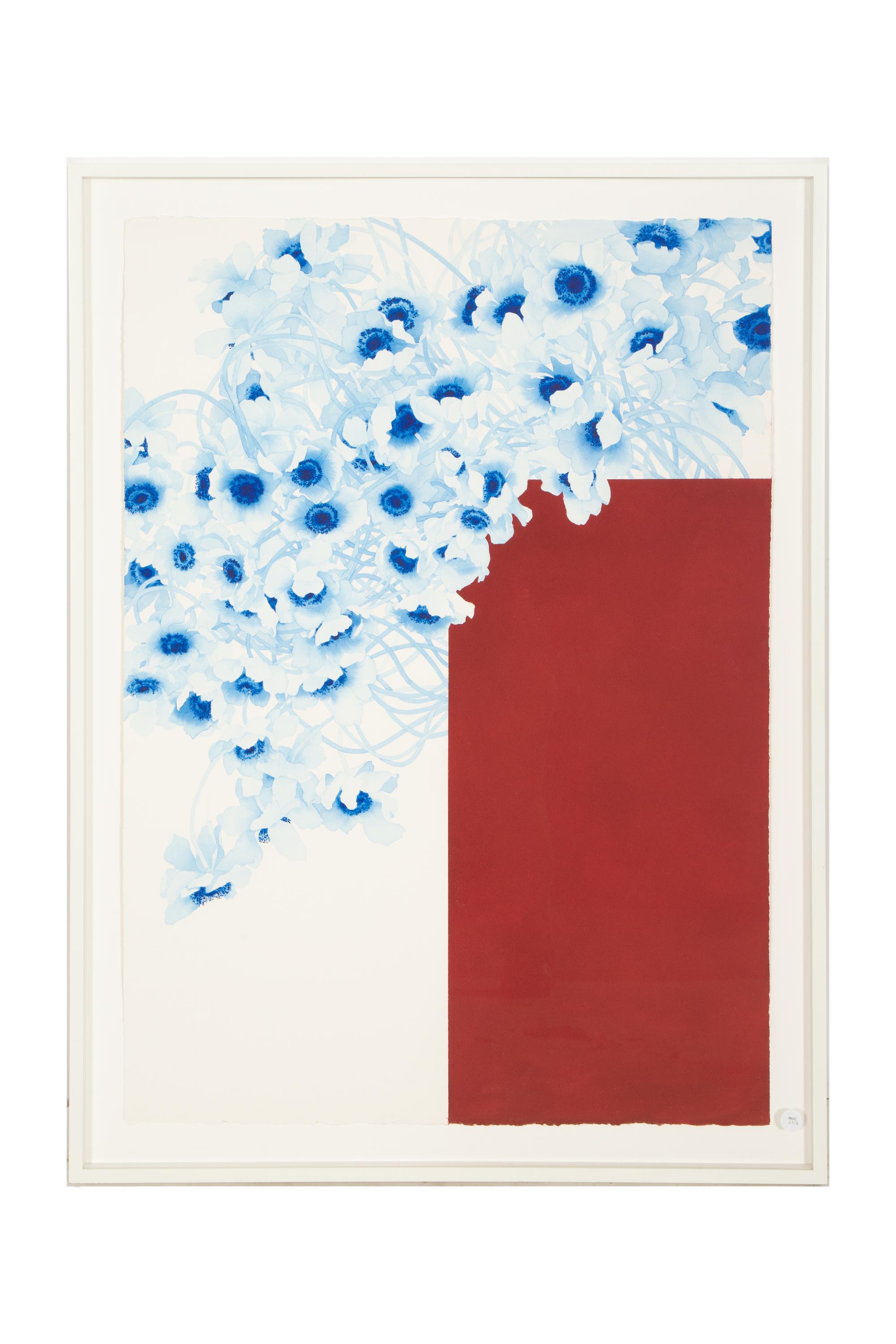 Duet for Red and Blue , 2011 (two works)