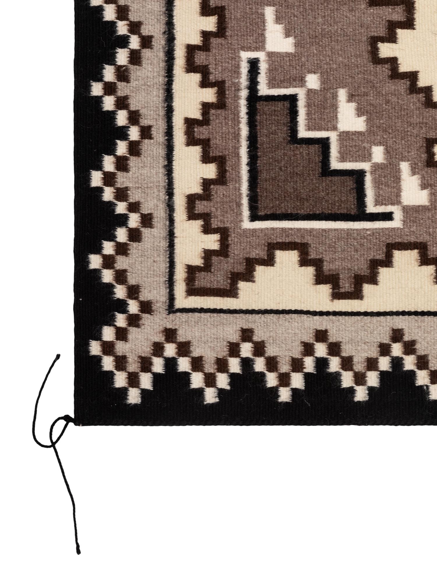 Navajo Two Grey Hills Weaving / Rug