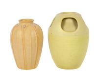 Two The Arts & Clay Company Pottery Vases