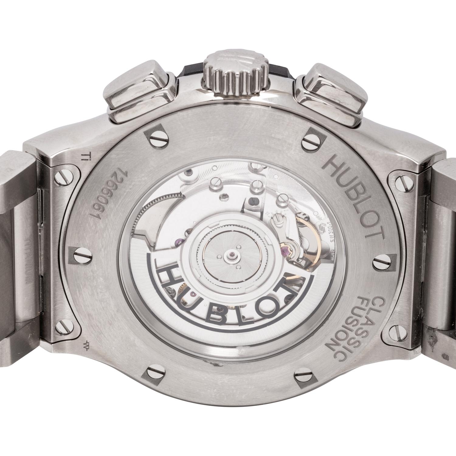 HUBLOT, REF. 540.NX.1170.NX. TITANIUM 'CLASSIC FUSION' CHRONOGRAPH DATE WATCH