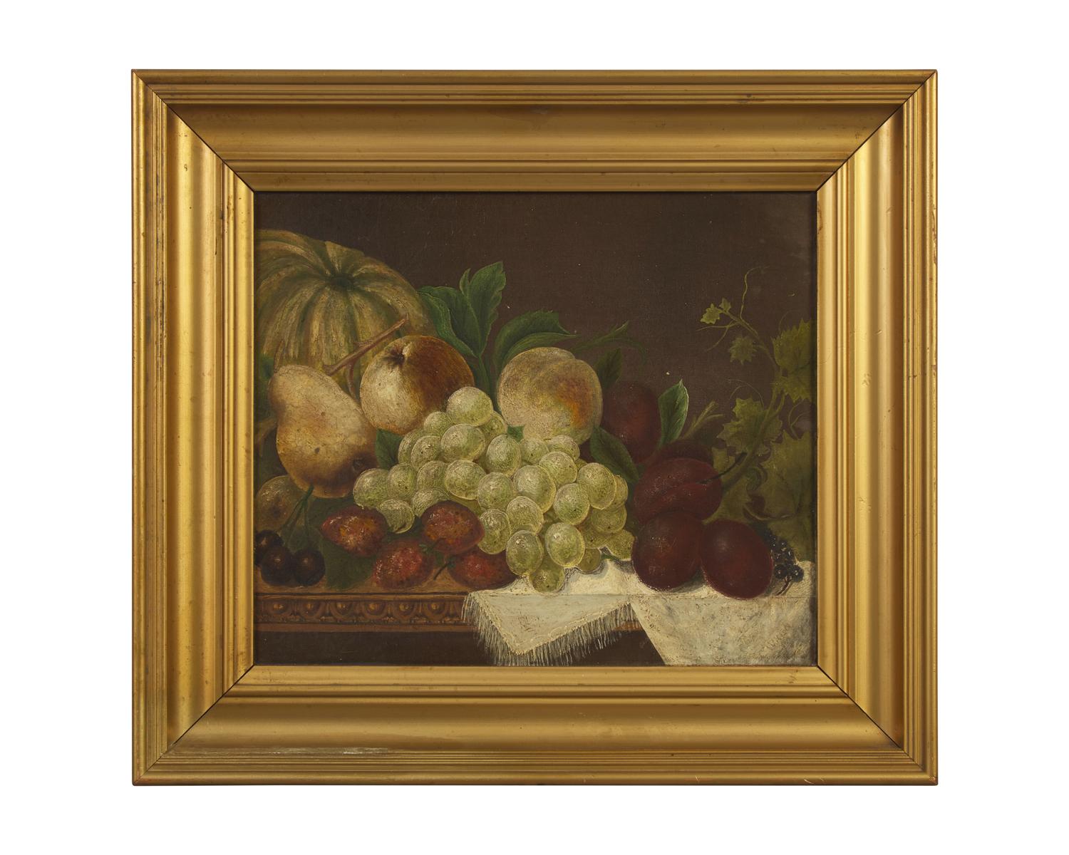 English School 19th Century, A Pair: Still Lifes with Fruit , Dated "1898”