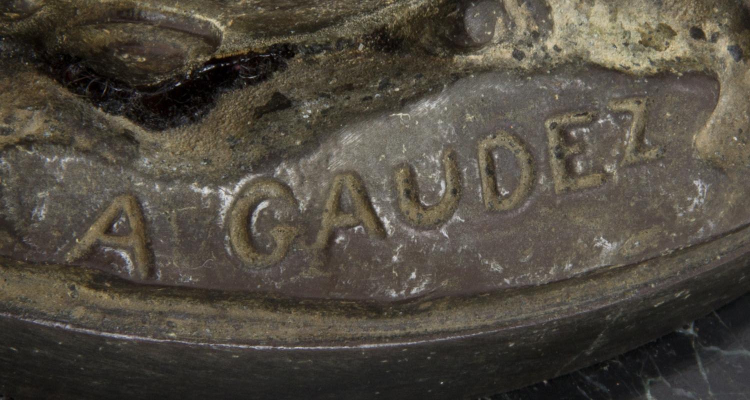 A French Bronze Figure — ADRIEN ETIENNE GAUDEZ (1845-1902)