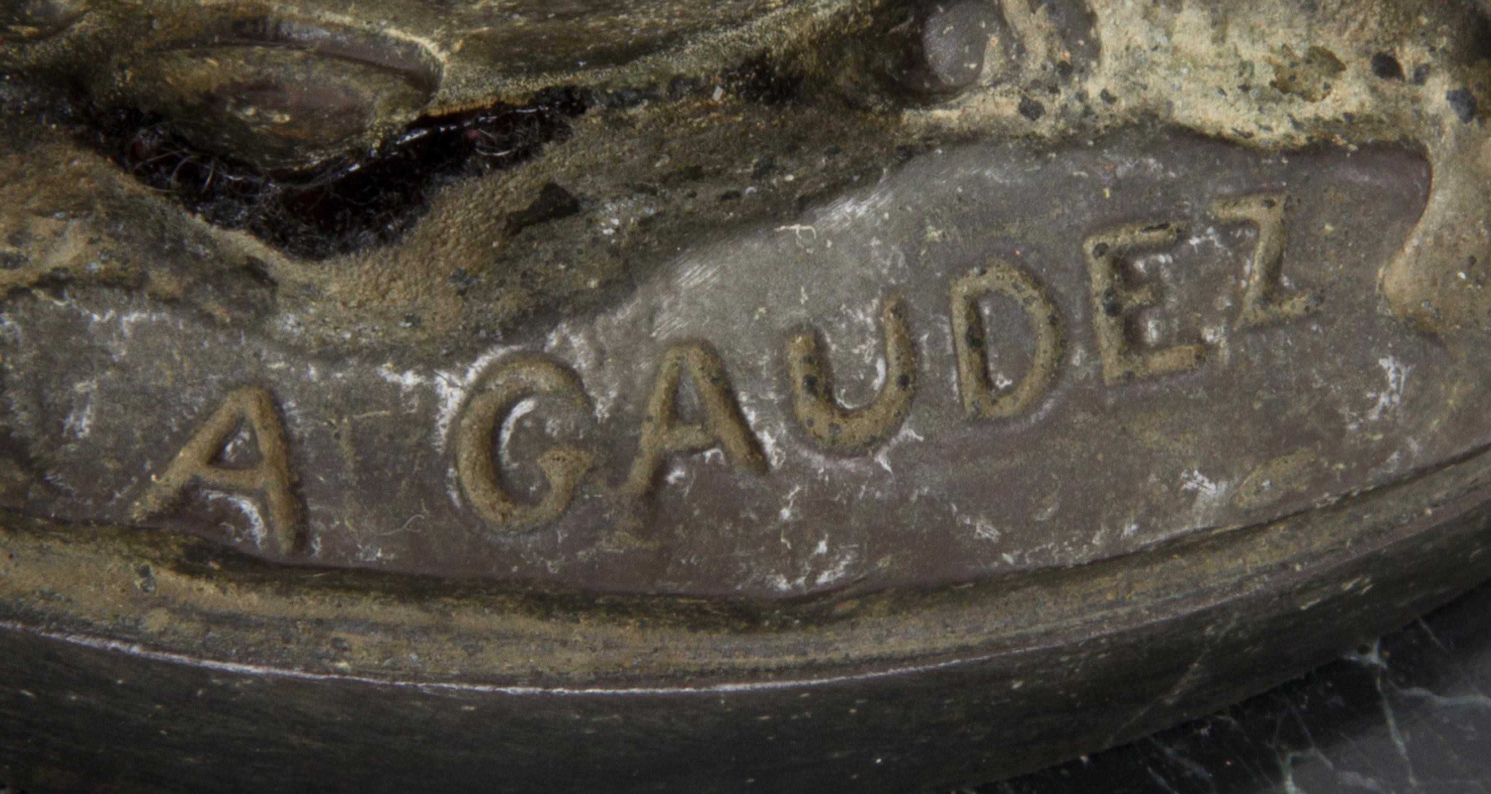 A French Bronze Figure — ADRIEN ETIENNE GAUDEZ (1845-1902)