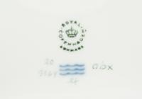 A Royal Copenhagen Flora Danica Porcelain Square Tray