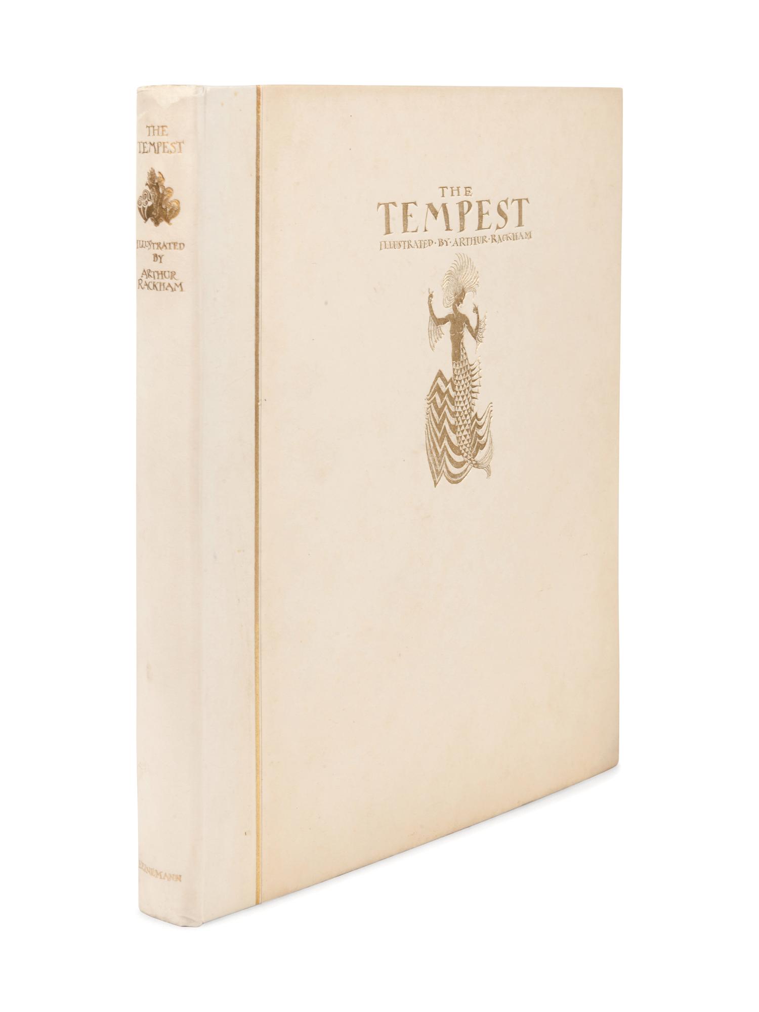 [ILLUSTRATED BOOKS]. RACKHAM, Arthur (1867-1939), illustrator. -- SHAKESPEARE, William (1564-1616). The Tempest . London and New York: William Heinemann and Doubleday Page & Co., [1926].