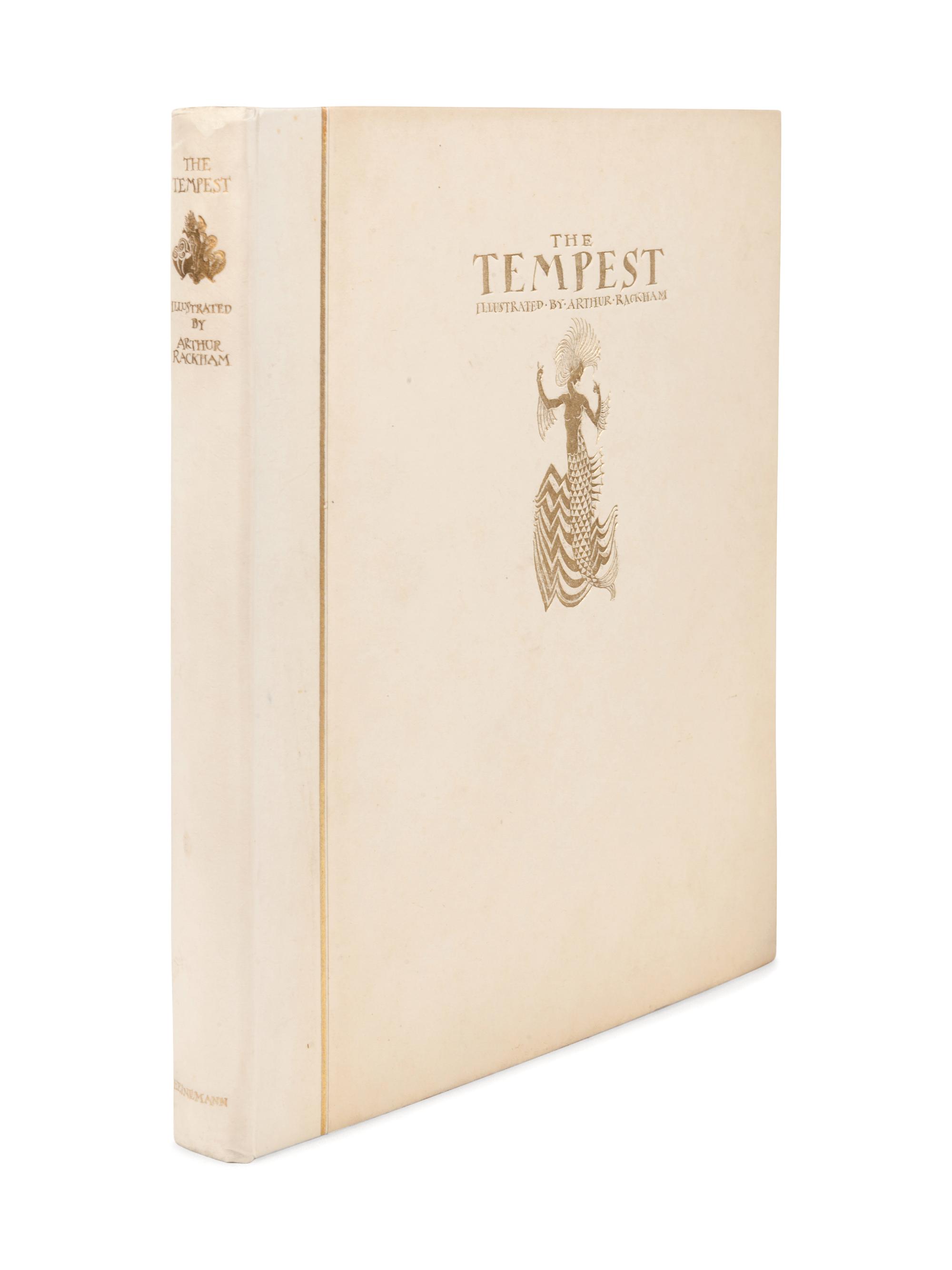 [ILLUSTRATED BOOKS]. RACKHAM, Arthur (1867-1939), illustrator. -- SHAKESPEARE, William (1564-1616). The Tempest . London and New York: William Heinemann and Doubleday Page & Co., [1926].