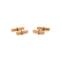 TIFFANY & CO., YELLOW GOLD CUFFLINKS