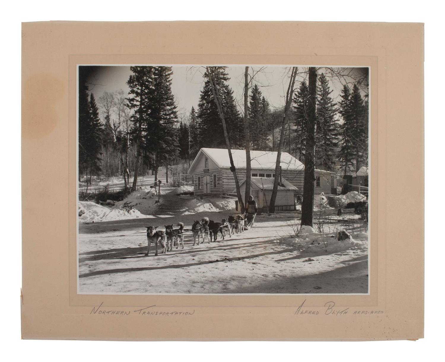 [NATIVE AMERICANS - WESTERN AMERICANA]. 10 photos of Alaska, incl. view of Indian Mission building.