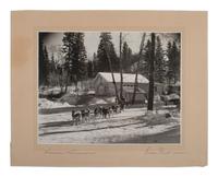 [NATIVE AMERICANS - WESTERN AMERICANA]. 10 photos of Alaska, incl. view of Indian Mission building.