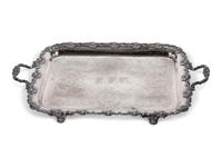 An English Silver-Plate Tray