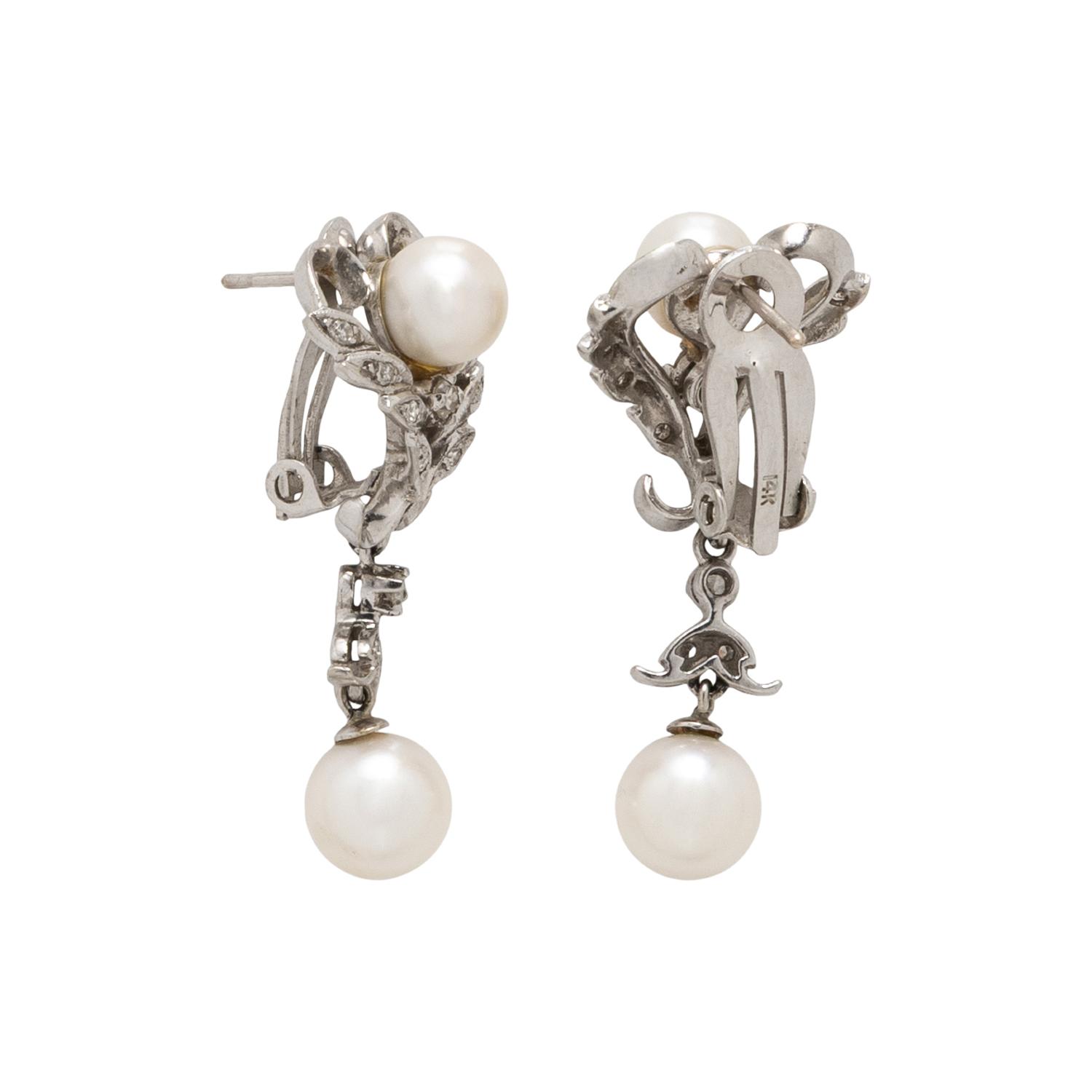 COLLECTION OF CULTURED PEARL AND DIAMOND JEWELRY