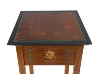 A Studio Craft Wood Telephone Table by Andy Buck (American, 20th Century)
