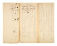 [KENTUCKY]. Receipt indicating payment from the Commissary's Department Northwestern Army to the Agent of the Kentucky Penitentiary, 1812.