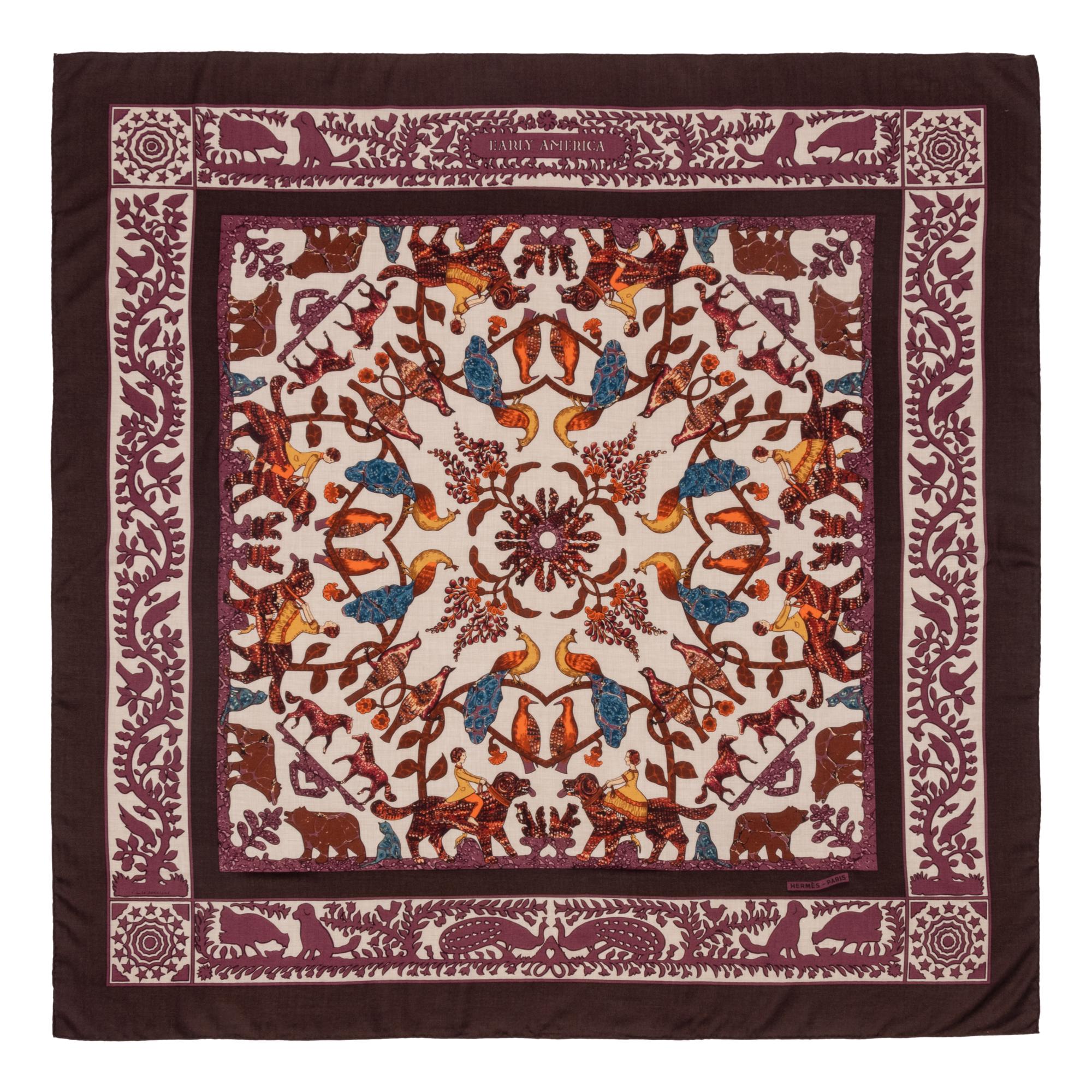 Hermès 140cm Cashmere & Silk Shawl