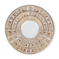 A Wedgwood Gold Florentine Porcelain Dinner Service