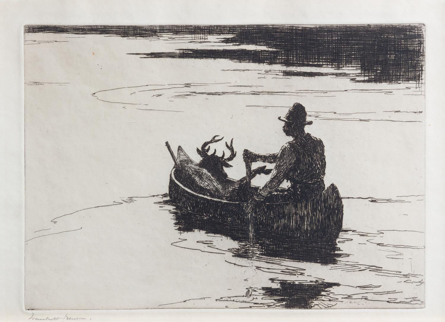 Frank Weston Benson, (American, 1862-1951), The Deer Hunter, 1924