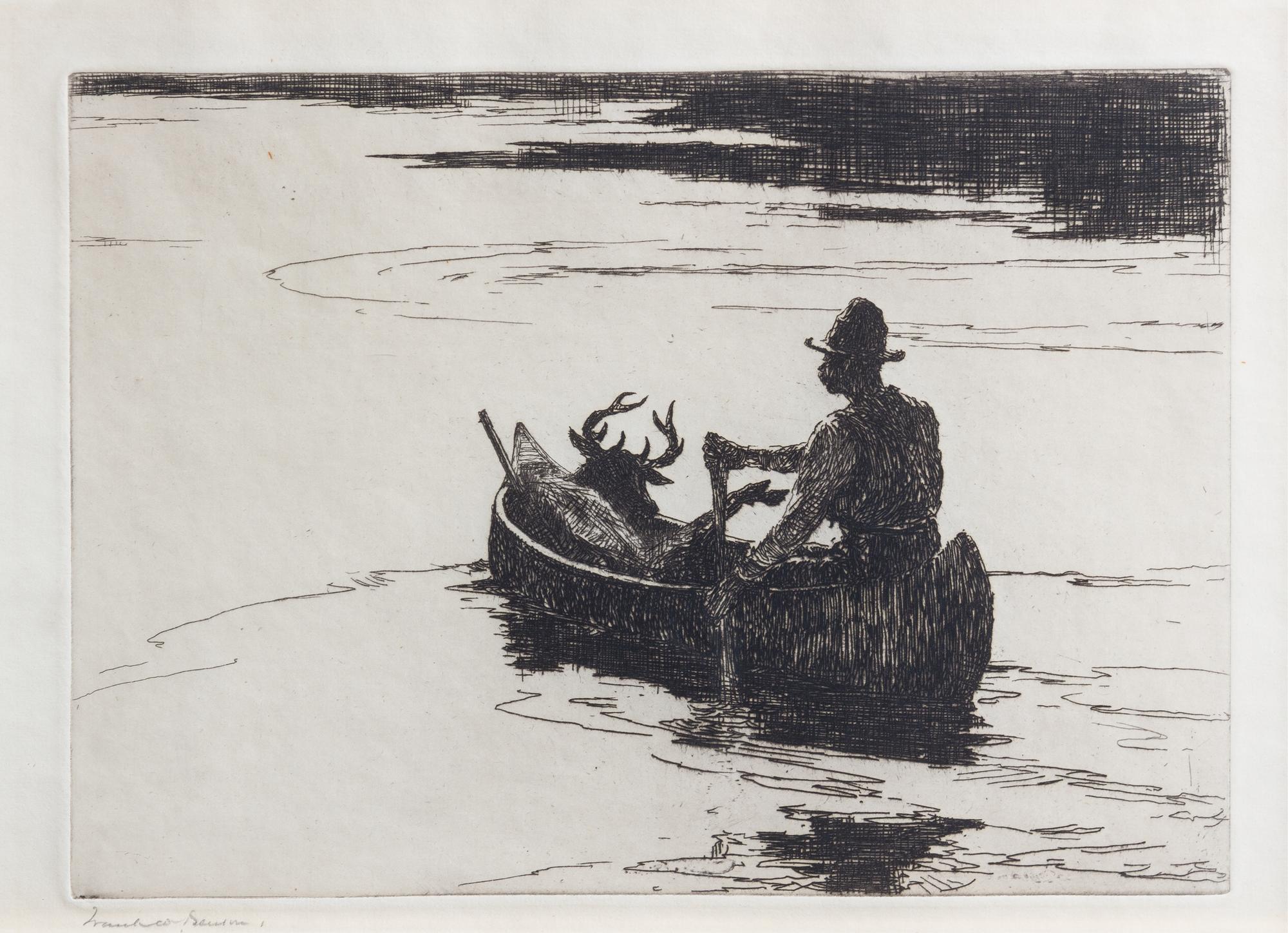 Frank Weston Benson, (American, 1862-1951), The Deer Hunter, 1924